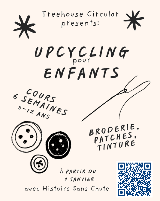 Cours - Upcycling pour Enfants. 9 janvier - 13 fevrier, 2026