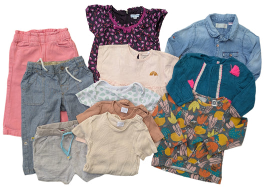 80-92cm (12-18 mo) Spring/Summer Girl Bundle from Treehouse Circular