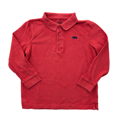 M&S red shirt - 3-4 yrs / 104 cm