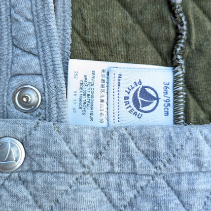 Petit Bateau dungarees- 36 mo / 95 cm