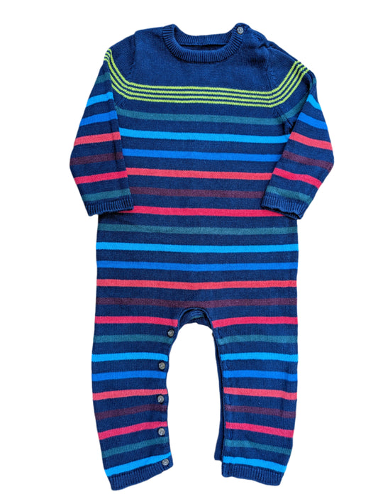 Baby Gap striped one-piece outfit - 18-24 mo