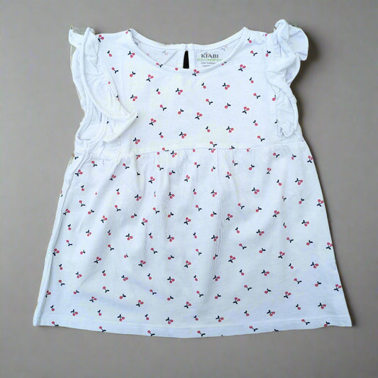Kiabi Blumen-T-Shirt – 2 Jahre
