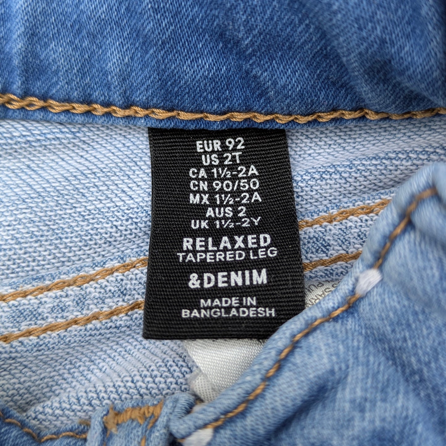 H&M jeans -  2 years / 92cm