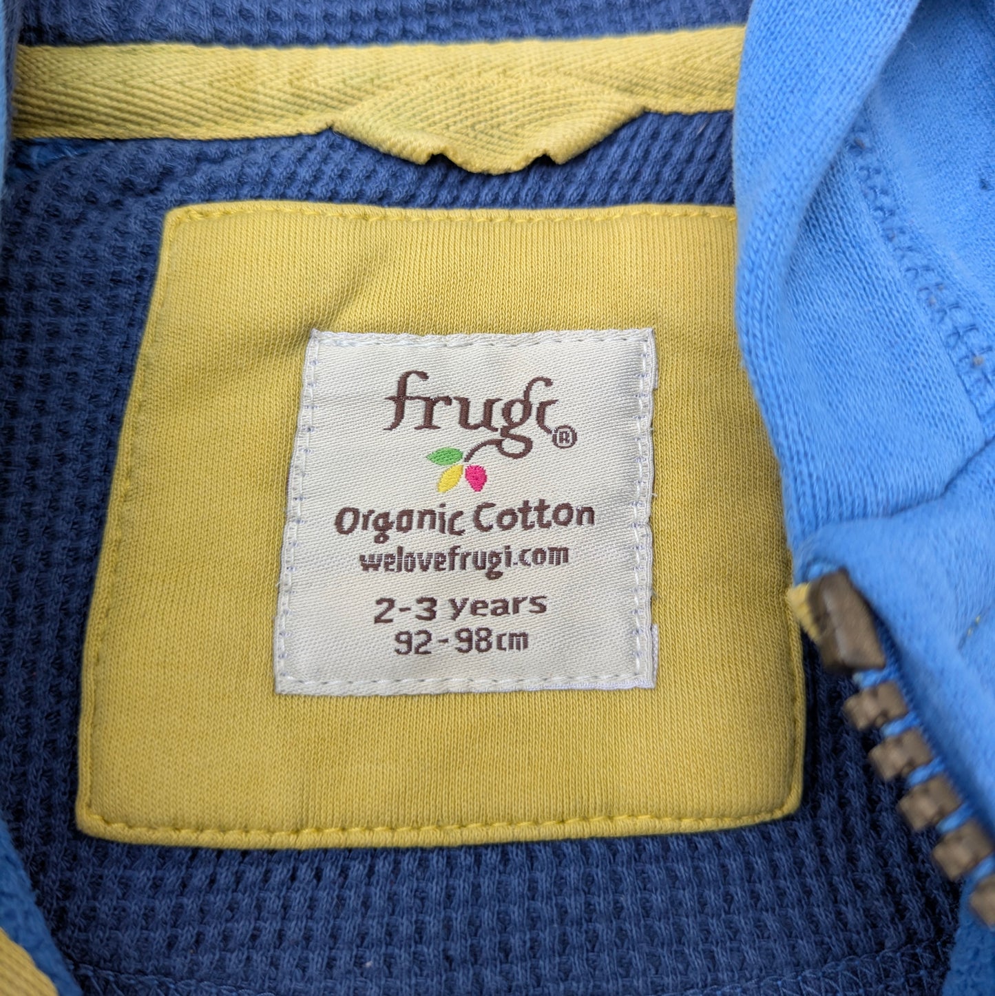 Frugi Organic Cotton Hoodie - 2-3 yrs / 92-98cm