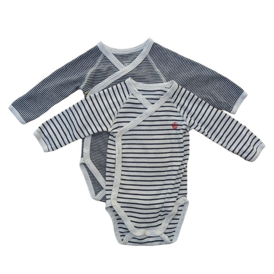 Ensemble body grenouillère Petit Bateau - 3 mois