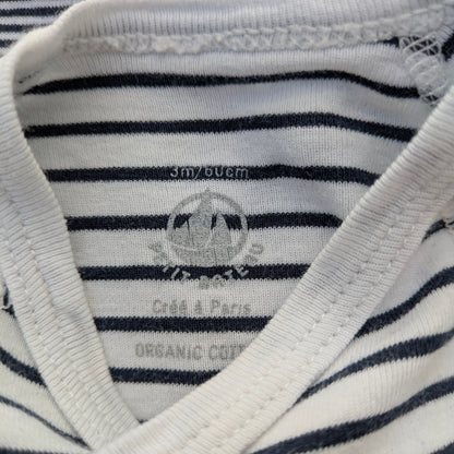 Ensemble body grenouillère Petit Bateau - 3 mois