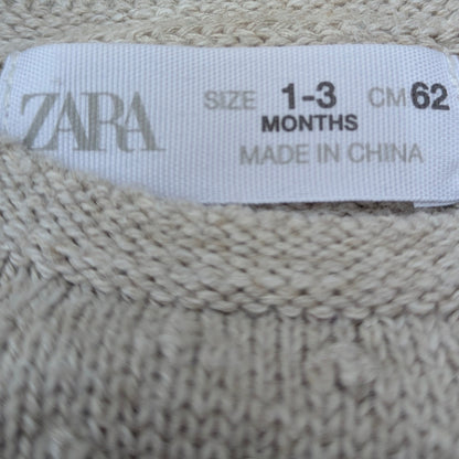 Zara knit sweater - 1-3 mo / 62 cm