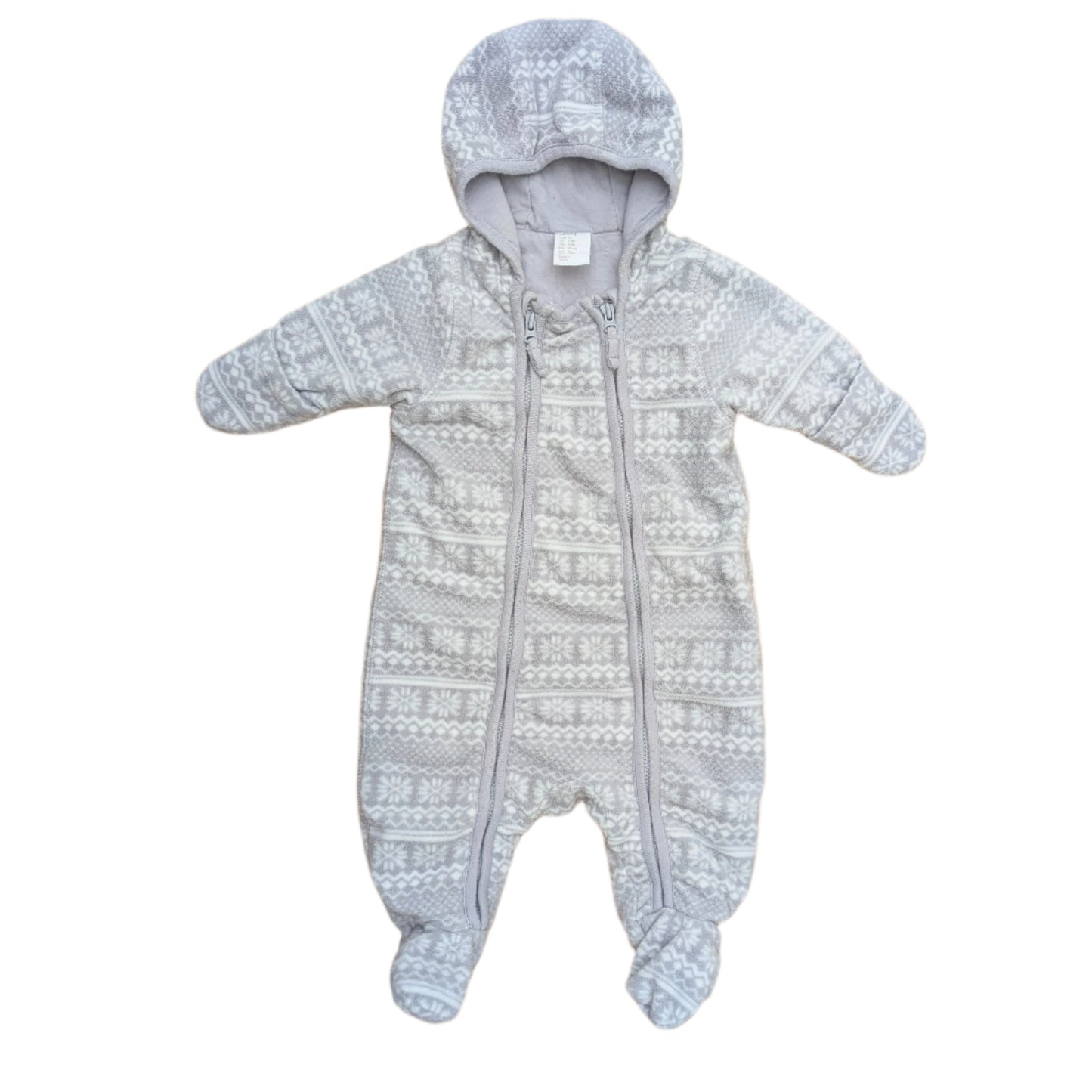 H&M winter one-piece - 1-2 mo / 56 cm
