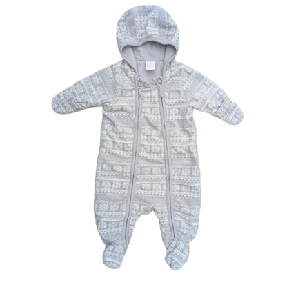 H&M winter one-piece - 1-2 mo / 56 cm