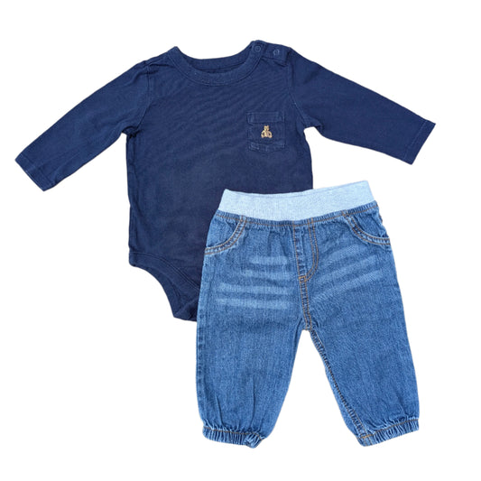 Baby 2 piece outfit - 3-6 mo / 68 cm