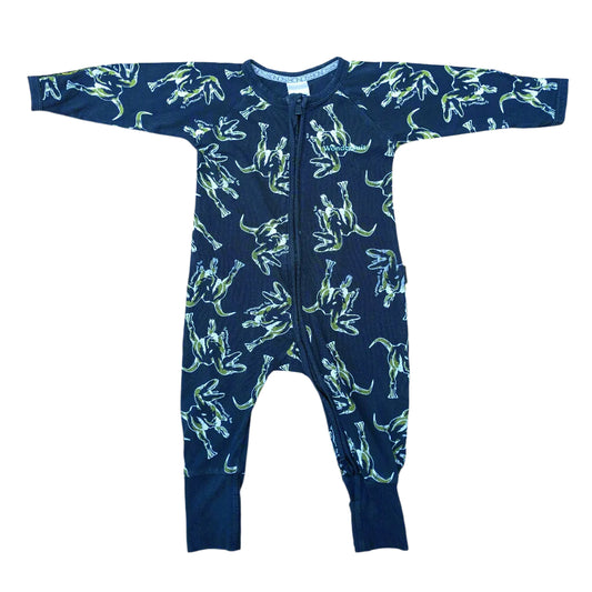 Bonds Wondersuit Baumwollpyjama – Größe 3–6 Monate