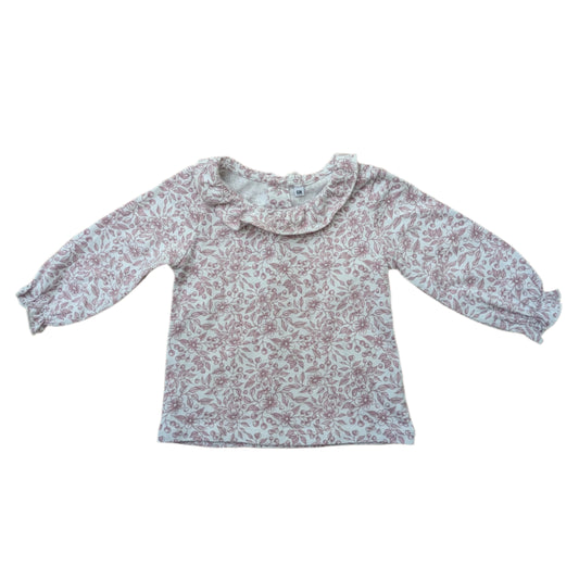 Ruffled cotton shirt - 6 mo