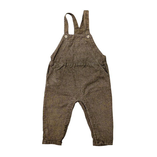 Zara lined cotton overalls - 9-12 mo
