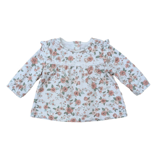 C&A newborn shirt - 0-1 mo / 56 cm