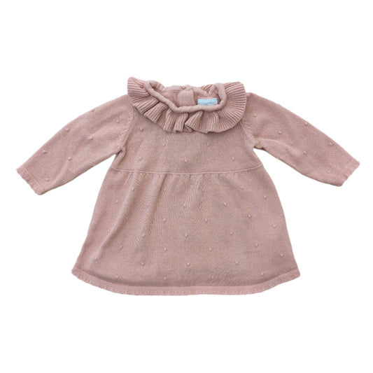 C&A pink dress -0-1 mo /56cm