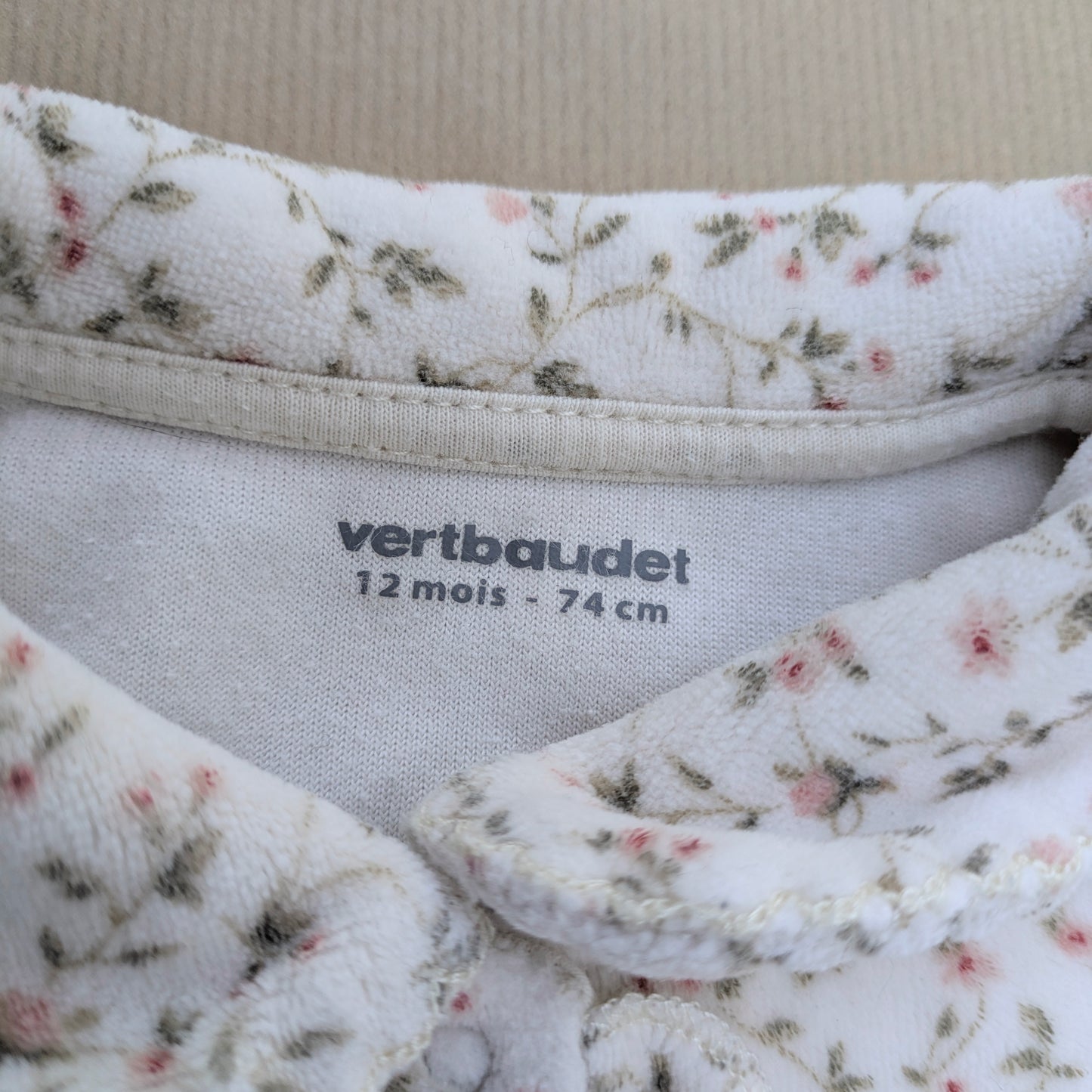 Vertbaudet ruffled pyjamas - 12 mo / 74 cm