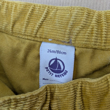 Petit Bateau corduroy trousers - 24 mo/ 2yrs