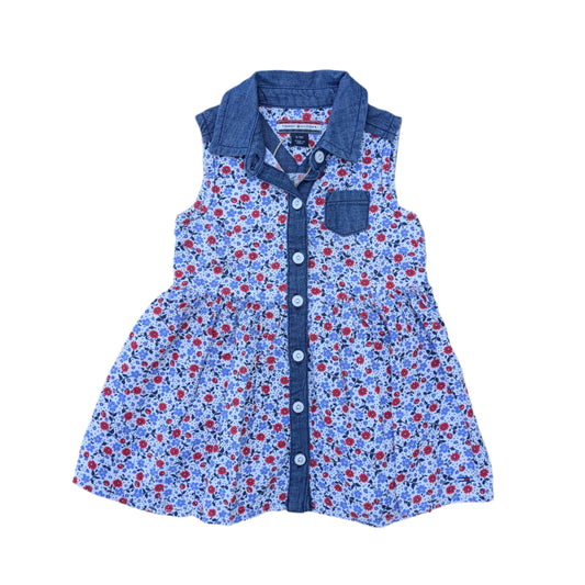 Tommy Hilfiger floral dress - 6-9 mo