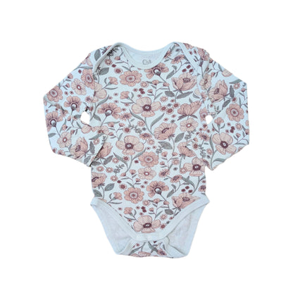 C&A floral onesie - 12-18 mo / 86 cm