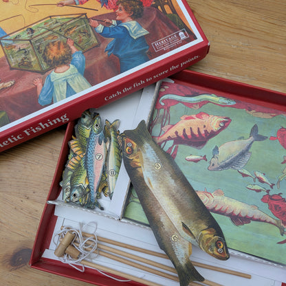 Magnetic fishing game