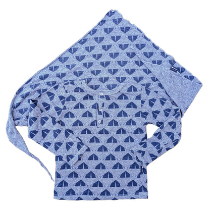 L'Asticot shirt & scarf- 4 yrs