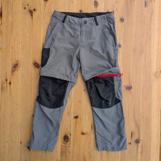 Decathlon zip-off hiking pants - 4-5 years / 103-112cm