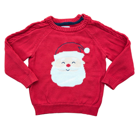 C&A Santa sweater - 9 mo / 80cm
