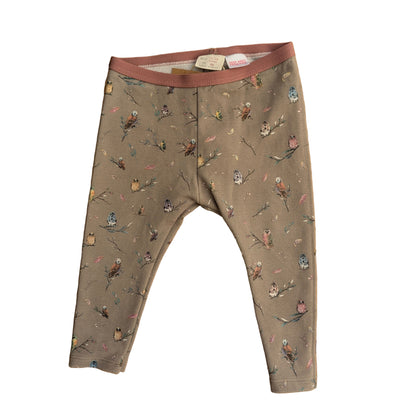 Zara bird leggings - extra thick - 12-18 mo / 86 cm