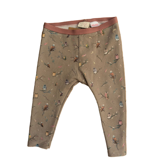Zara bird leggings - extra thick - 12-18 mo / 86 cm