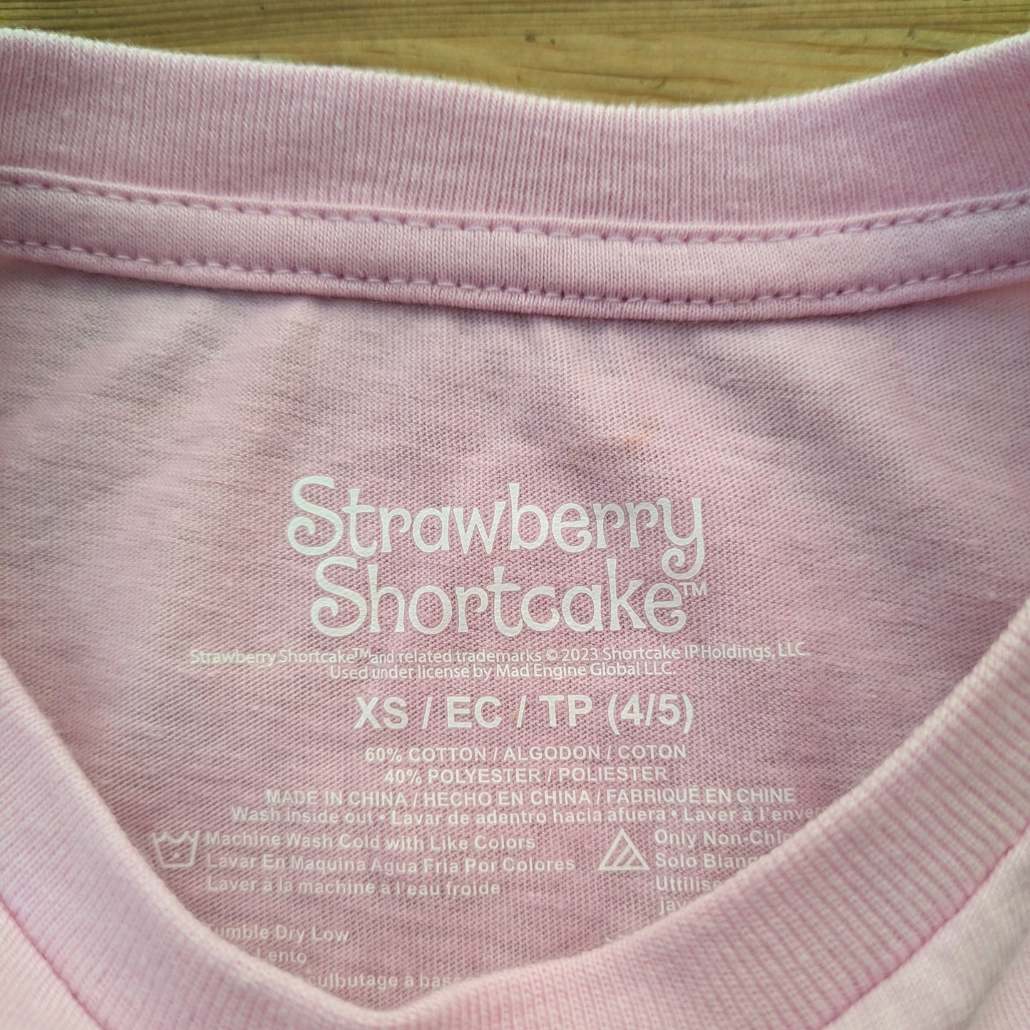 Strawberry Shortcake t-shirt - 4-5 yrs