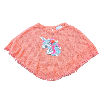 Little Lass unicorn poncho - 3 years