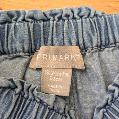 Primark jean shorts- 18-24 mo / 92 cm