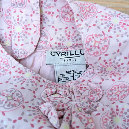 Cyrillus floral dress - 6 mo