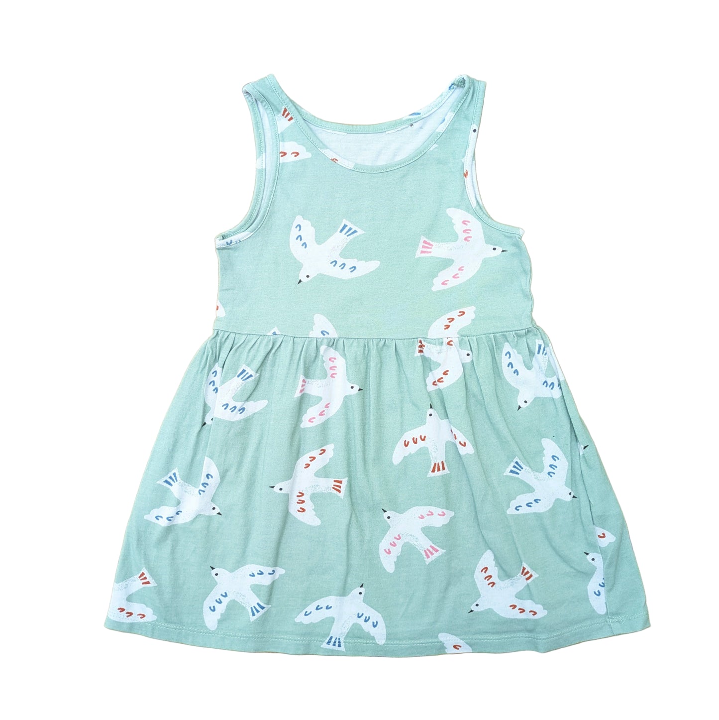 Robe en jersey de coton avec des oiseaux - 12 mois