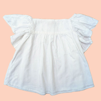 Manor ruffled shirt- 8-9 yr / 134