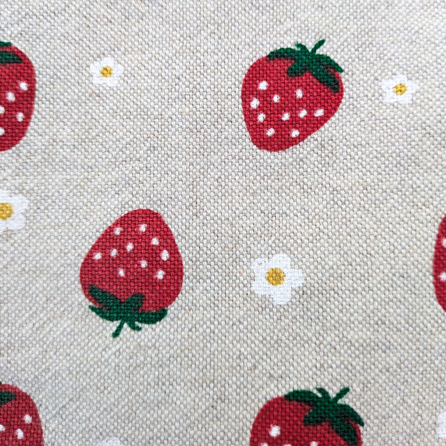 Barboteuse fraise faite main - 12 mois