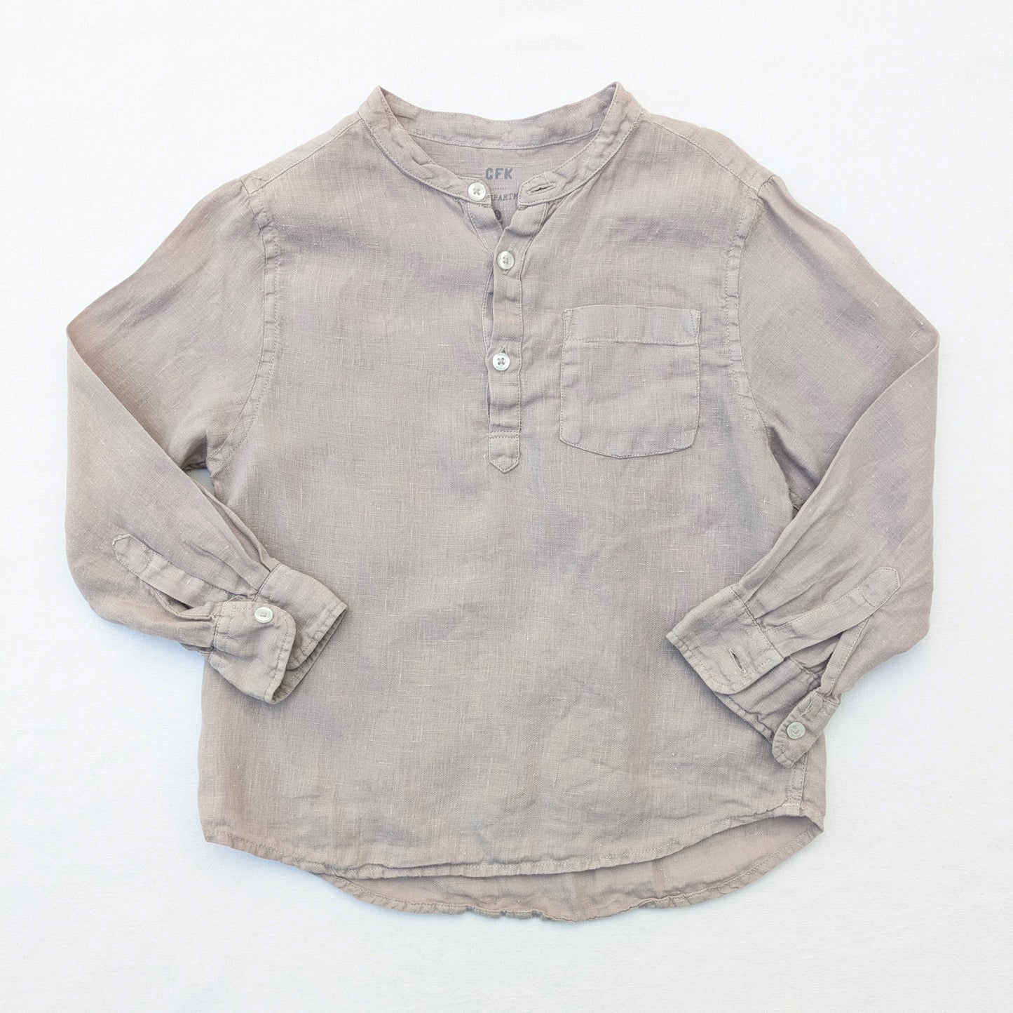 Chemise CFK en coton et lin doux - 5 ans