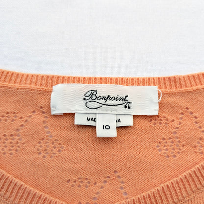 Bonpoint cotton knit cardigan - 10 years