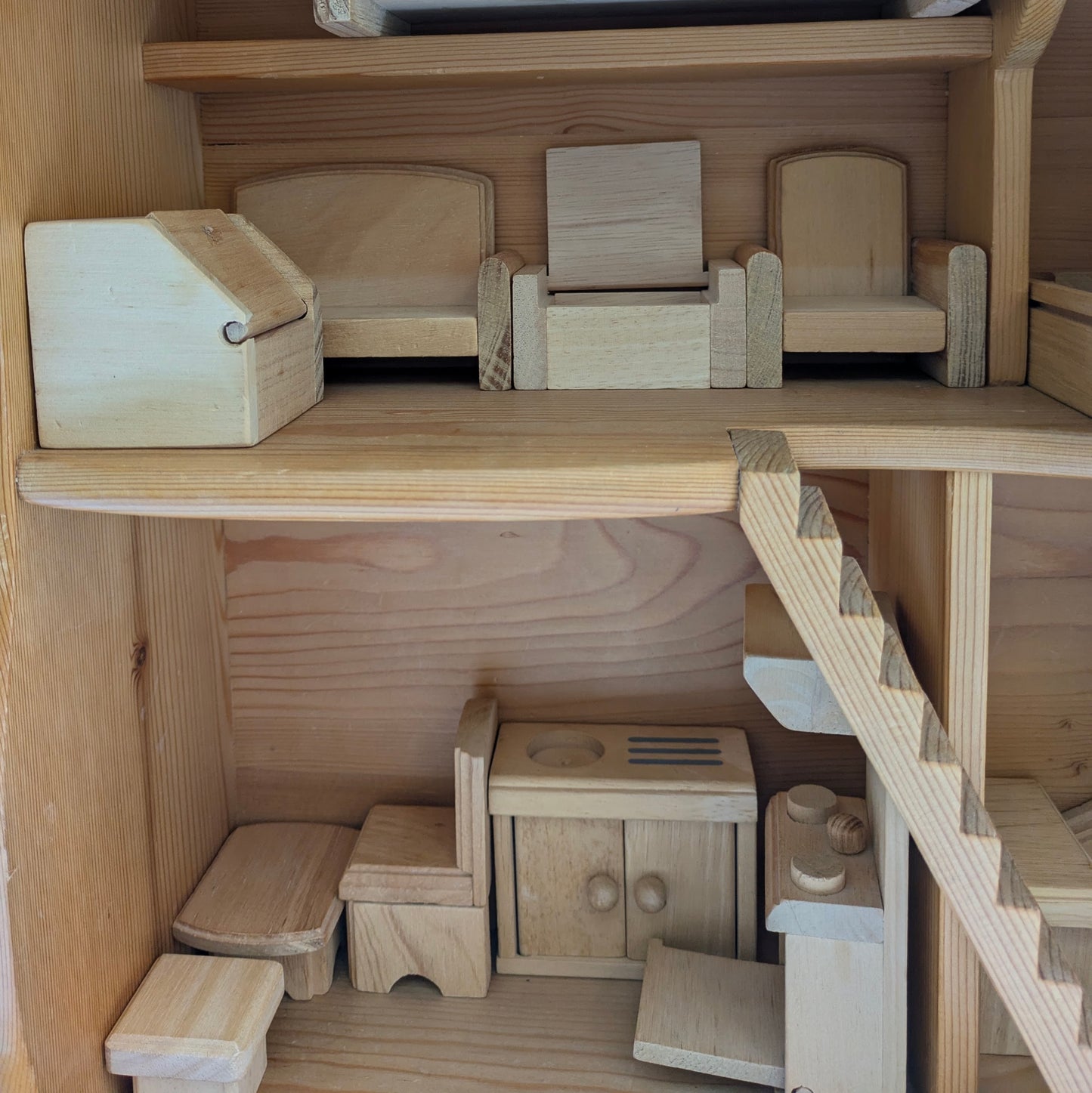 Wooden doll house