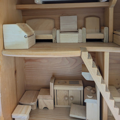 Wooden doll house
