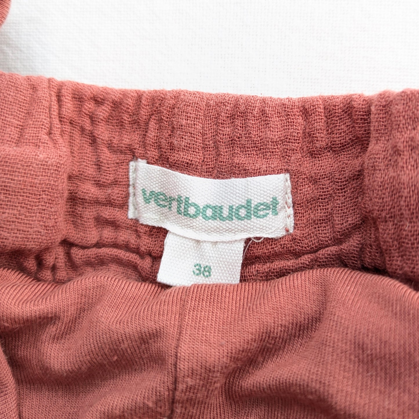 Vertbaudet cotton maternity trousers - Size 38