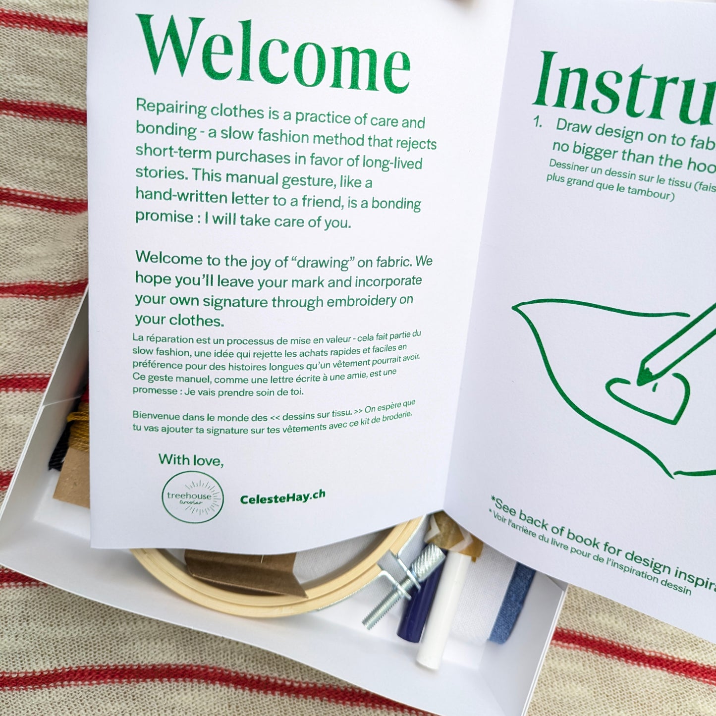 Kit - Broderie - Visible Mending