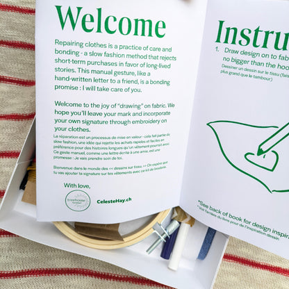 Kit - Broderie - Visible Mending