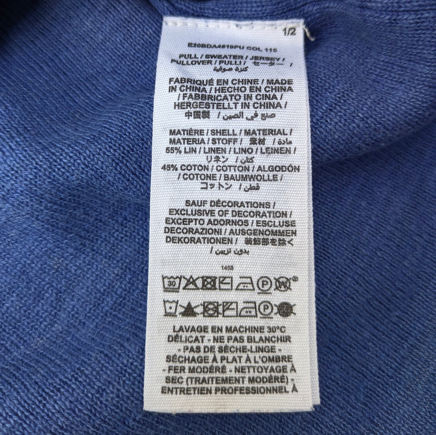 Bonpoint cotton/linen shirt - 8 years