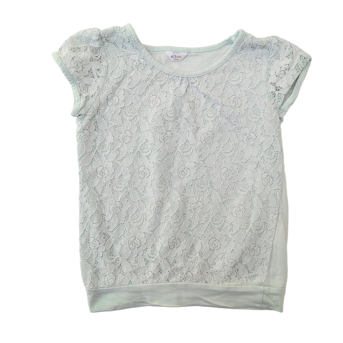 Cotton lace shirt - 4-5 yrs
