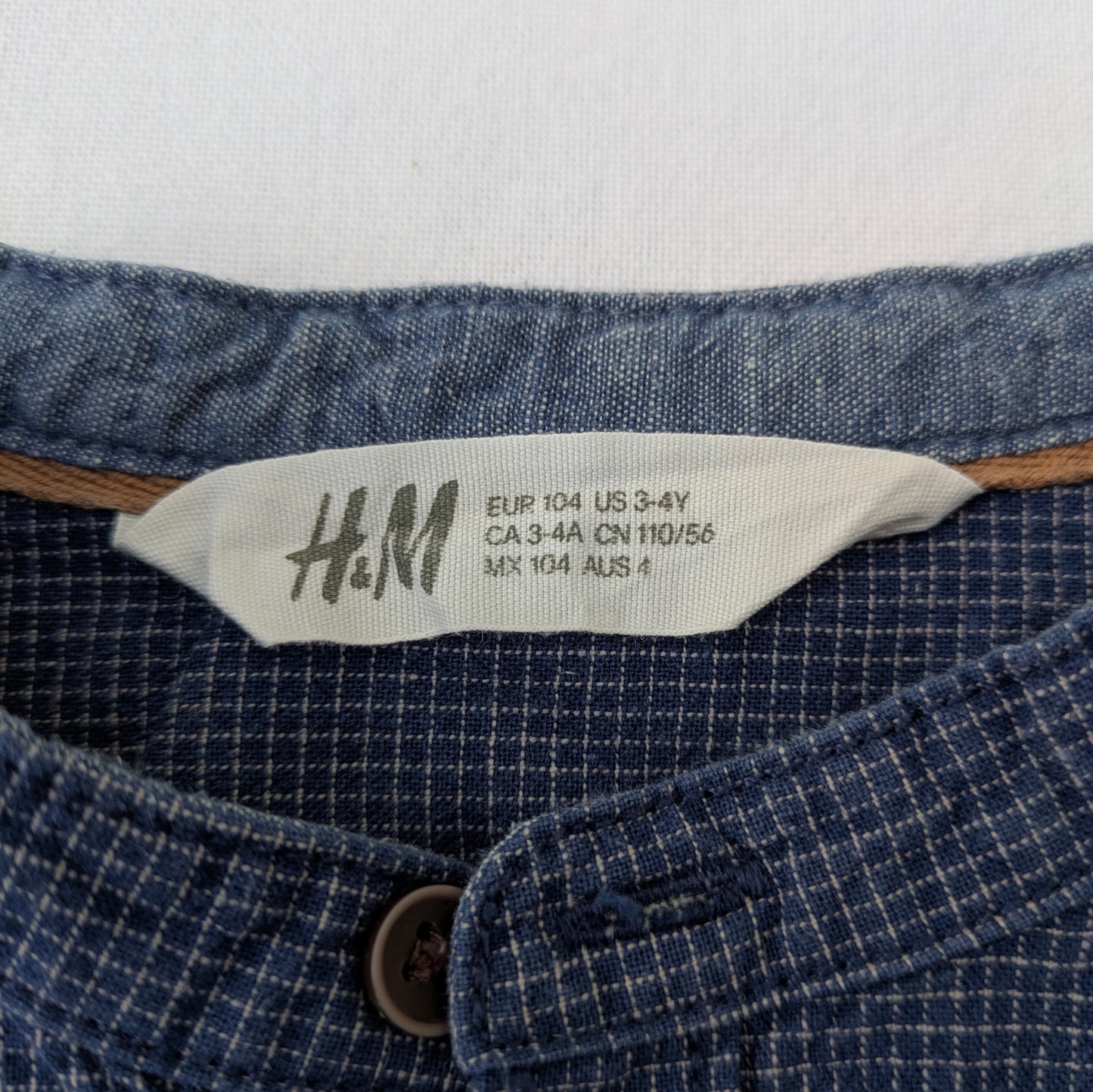 H&M button-up shirt - 3-4 yrs / 104 cm