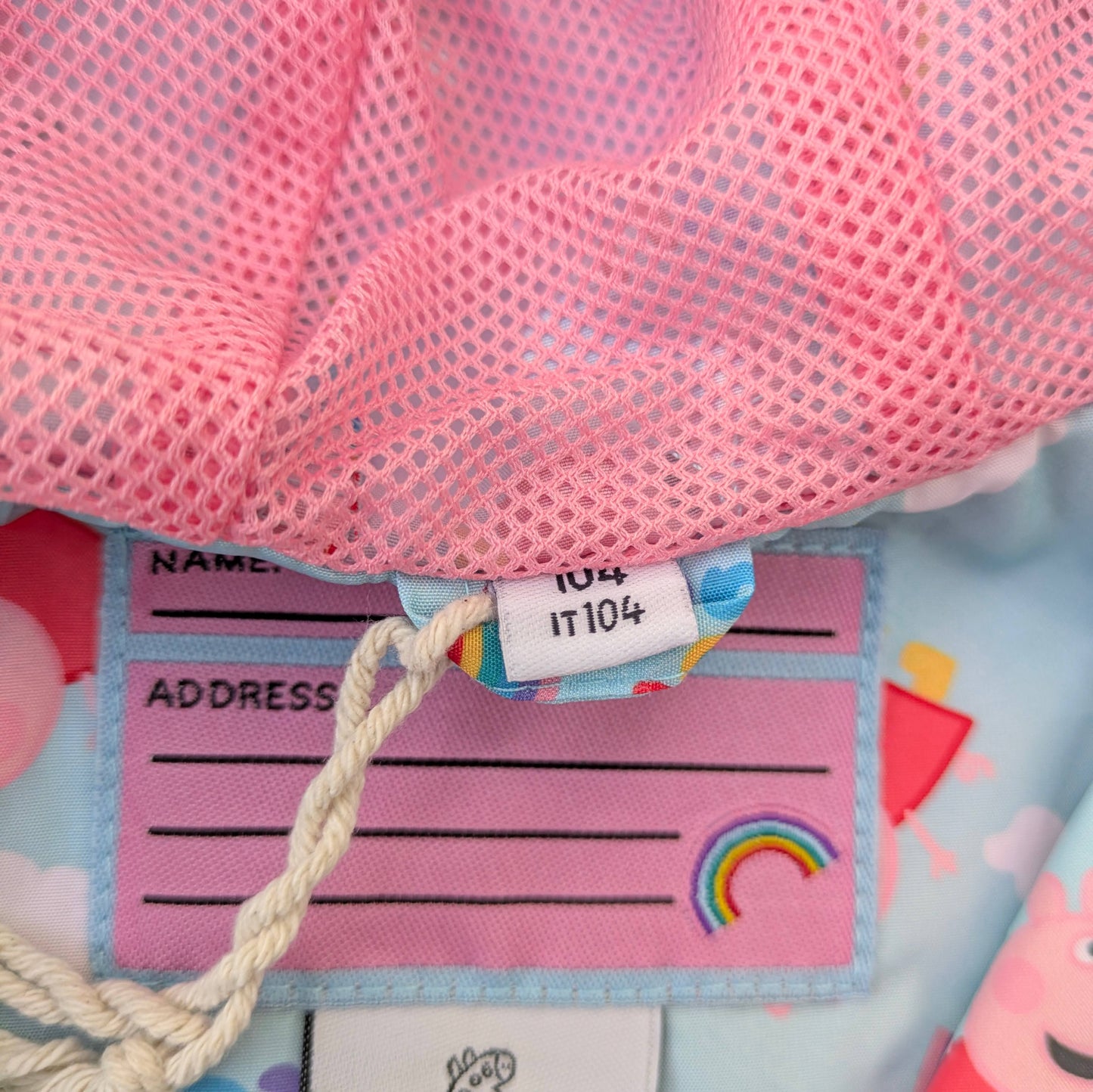 Light Peppa Pig jacket - 3 yrs / 104cm