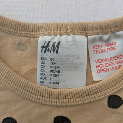 H&M pyjama top - 12 mo / 80 cm