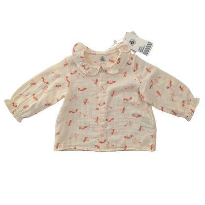 Petit Bateau blouse - 12 mo / 74 cm