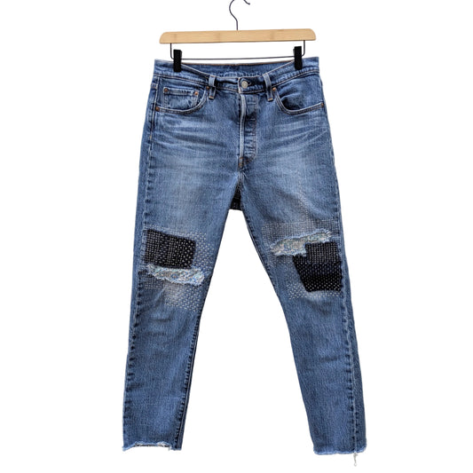 Upcycling-Kollektion – Jeans – Größe 40 (29/28)
